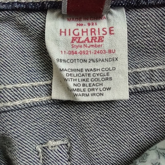 Women's Stetson High Rise Flare Stetson Jeans - Picture 5 of 6